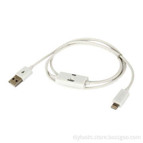 USB Data Sync Charging Cable with Switch from PC or Notebook